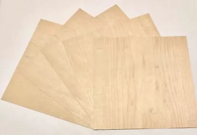 Maple Wood Craft Sheets: 5 Sheets (12” X 12”) 5 Sq Ft • $15.99