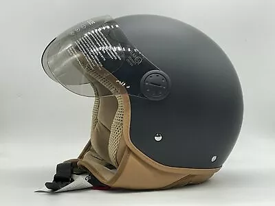 ILM B-100E 3/4 Open Face Motorcycle Helmet Retro Moped Cruiser Vintage MED New  • $62.99