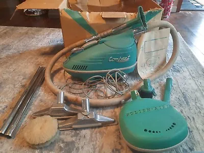 $179.99 • Buy Vintage Compact Electra Vacuum With Attachments Original Box Tested And Working!