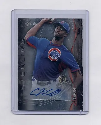 Cj C.j. Edwards 2014 Bowman Sterling Auto Rookie Rc Card Cubs • $4.99