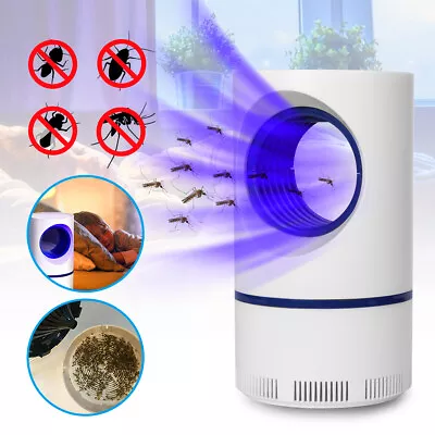 USB LED Light Electric Insect Killer Fly Bug Mosquito Trap Lamp Pest Catcher • $8.85