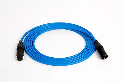 Canare L-4e6s Quad Microphone Mic Cable Neutrik Xlr Blue 15 Ft. • $33.95