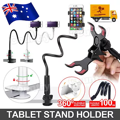 360°Rotating Tablet Stand Holder Lazy Bed Desk Mount For IPad Air IPhone Samsung • $9.95