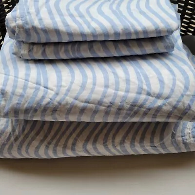 West Elm Kids Queen Soft Waves  Sheet Set  4 Pieces • $59