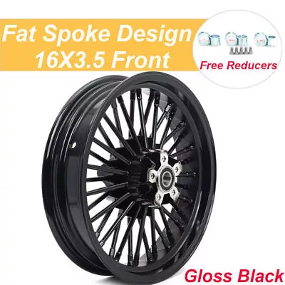 Fat Spoke Front Wheel Rim 16x3.5 For Harley Sportster X48 Forty Eight XL1200X • $319.59