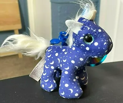 ULTRA RARE Winkeez Plush Purple Starla The Starry Unicorn Sparkle Eyes Keychain • $19.76