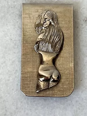 Vintage Metal Money Clip Gold Tone Thunderbird Ornament  • $110