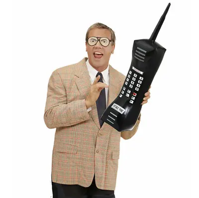 Inflatable Retro Mobile Phone Vintage Birthday Party Prop Fancy Dress Costume • £3.98