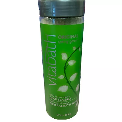 Vitabath Original Spring Green™ Mineral Bath Soak 27 Oz/756 G • $21