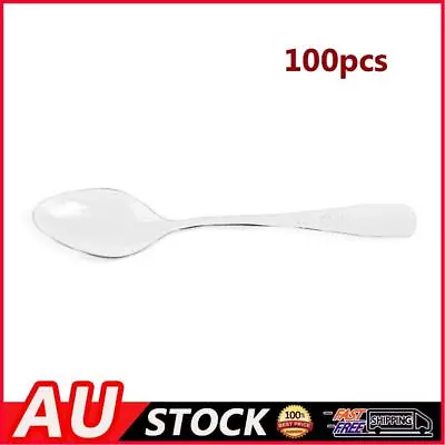 100pcs Disposable Dessert Scoop Sundae Ice Cream Scoops Birthdays Cakes Spoons • $9.89