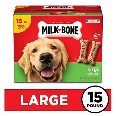 Milk-Bone Original Large Crunchy Dog Treat Biscuits (240 Oz.) • $34.99