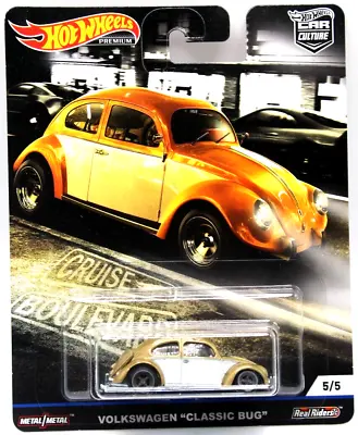 Hot Wheels Car Culture 2019 5/5 Volkswagen Classic Bug Gold/white Gry4spkRR's • $7.50