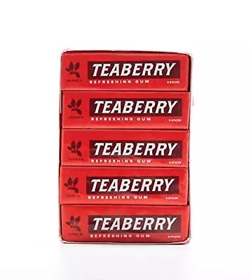 Gerrit's Teaberry Gum 5pc Pack Of 5 • $12.19