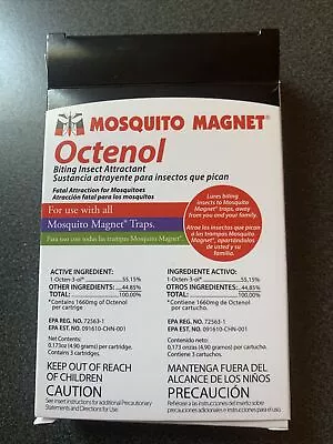 Mosquito Magnet Outdoor Biting Insect Attractant Octenol Refill 3 Pack • $29.99