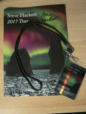 £59.99 • Buy Steve Hackett 2017 SIGNED Tour Programme And Pass