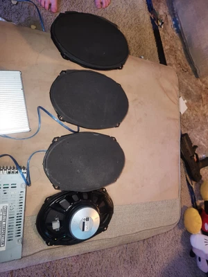 $150 • Buy Dodge Chrysler Jeep 07 Radioo 4 6x9 Infinity And Pre Amp And Harness For Amp