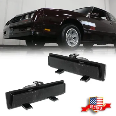 For 1981-1988 Chevy Monte Carlo SS Smoke Front Bumper Turn Signal Light Assembly • $42.99