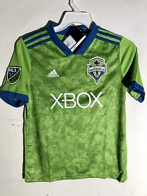 Adidas Youth MLS Jersey Seattle Sounders Team Green Sz XL • $9.99