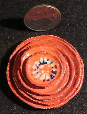 $12 • Buy Miniature Mexican Mexico Folk Art Clay Stacking Plate Plates Platter Set 8873