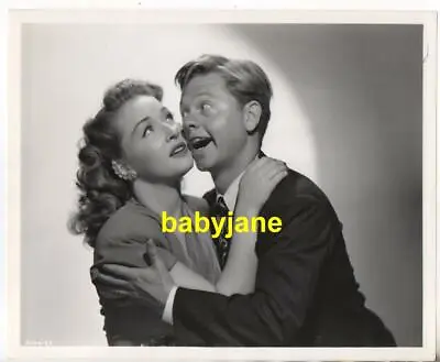 Mickey Rooney Bonita Granville Orig 8x10 Photo By Bull 1944 Andy Hardy Blonde Tr • $24.99