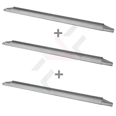 3x IKEA Bed Midbeam Central Support Galvanised Steel Adjustable Length Max 203cm • £101.95