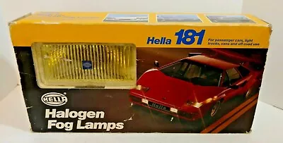 Vintage NOS Hella 181 Halogen Yellow Fog Lamps Made In Germany • $394