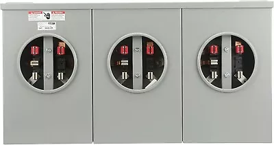 $1099.99 • Buy NEW Siemens 3-Gang  SN351CR  Meter Socket  100 Amp 5 Jaw Single Phase