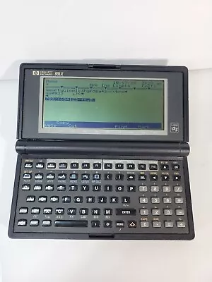 Hewlett Packard HP 95LX Palmtop Handheld Computer MS-DOS Lotus 123 Read Cond. • £96.34