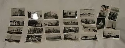 25 Genuine Black & White Mini Photos Of Washington DC In Mailing Folder Reynolds • $25