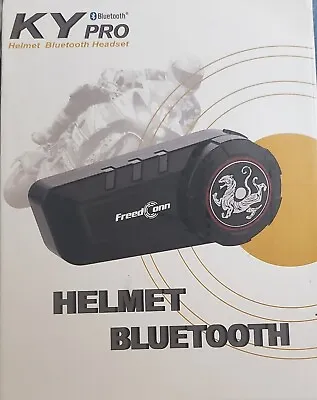 FreedConn Motocycle Helmet Waterproof Wireless Bluetooth Headset KY-Pro • $85