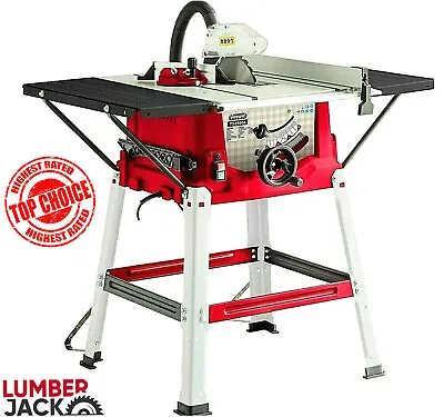 £149.99 • Buy Lumberjack 10  1800w 250mm Bench Table Saw With Legstand Extensions & Blade 230v