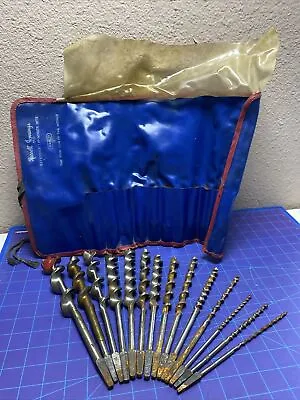 Vintage RUSSELL JENNINGS AUGER BIT SET (14 Pieces) • $99.99