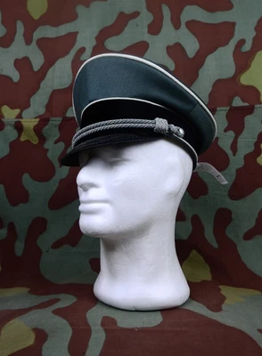 £149.87 • Buy Cap Erel Officer Army German Infantry, WW2 German Officer Visor Cap