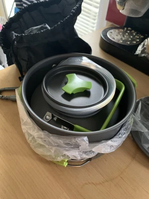 £7 • Buy New Portable Camping Cookware Picnic Hiking Cooking Equipment Pan Outdoor UK