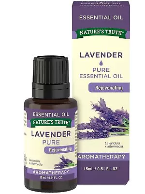 Nature's Truth Aromatherapy Pure Essential Oil Lavender 0.51 Fluid Ounce • $8.24