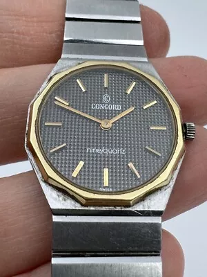 Concord Mariner SG LADIES 15 81 145 V13 Stainless Steel 18K Solid Gold Bezel • $14.50