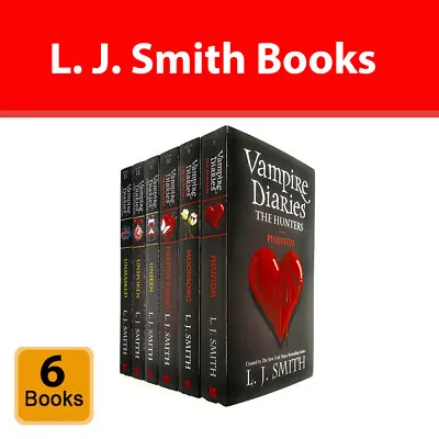 Vampire Diaries Complete Collection 6 Books Set By L. J. Smith The Hunters NEW • £22.17