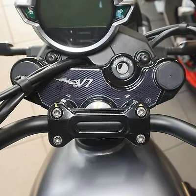 Sticker 3D Plate Fork Steering Compatible With Moto Guzzi V7 Stone And Special • $26.18