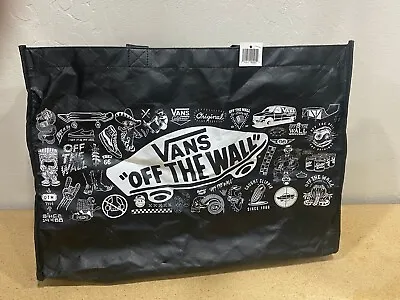 VANS OFF THE WALL  Canvas  Re-usable Tote Bag   • $14.95