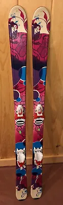 136 Cm K2 Girl's Skis Bindings + Boots • $112.50