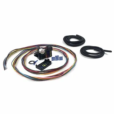 Ultimate 12 Fuse 12v Conversion Wire Harness  47 1947 Ford Coupe  - Club • $191.74