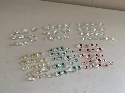 Swarovski Crystal Lot Of 100 Mini / Miniature Hearts & Mini Daisy Flowers • $115