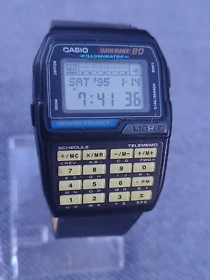 Casio DBC-81 Mens Vintage Calculator Retro LCD Digital Watch • $25.27