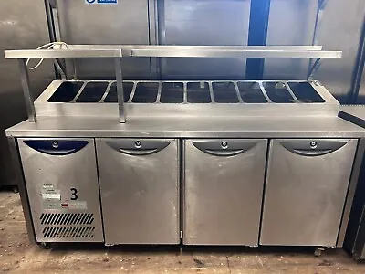 Williams Pizza Prep Fridge With Salad Bar And Shelf On The Top Easy Accessible . • £1460