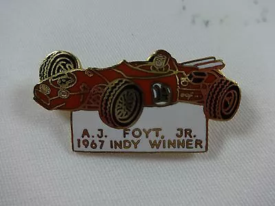 1967 A.J. Foyt Indianapolis 500 Winner Collector Lapel Pin Sheraton Thompson • $19.99