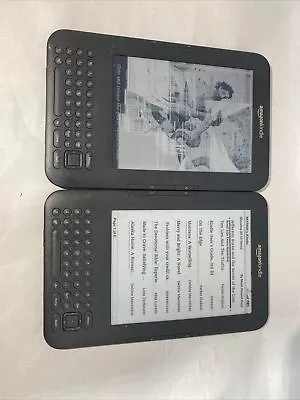 6  Amazon KINDLE 3rd Generation Tablet D00901 Parts/repair Lot Of 2 • $19.99