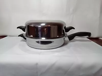 Cutco Waterless 5 Ply  S/steel Aluminum Core 11.5  Skillet Fryer W-dome Lid Xlnt • $159.99