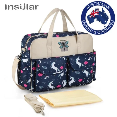 £30.13 • Buy Waterproof Unicorn Large Capacity Travel Nappy Diaper Maternity Nursing Bag