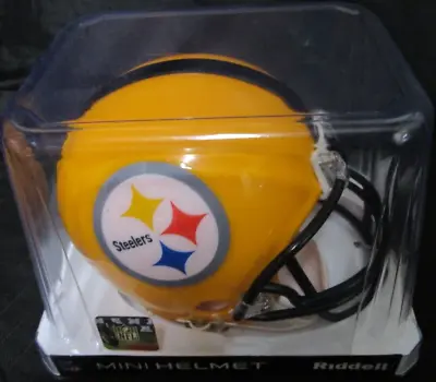 Pittsburgh Steelers 2007 Gold Riddell Throwback Vsr4 Mini Helmet New In Box • $39.95