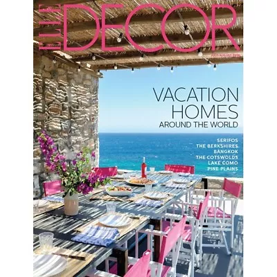 Elle Decor Magazine July/August 2018 Like New Condition English Illustrated • £3.61